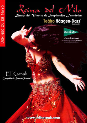 Reina del Nilo - Espectaculos danza del vientre Teatro Yasmina Andrawis