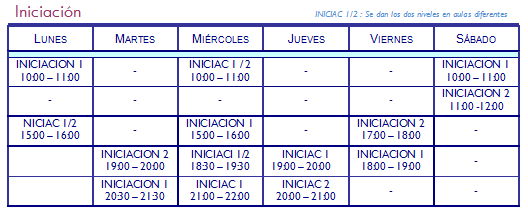horarios clases danza del vientre